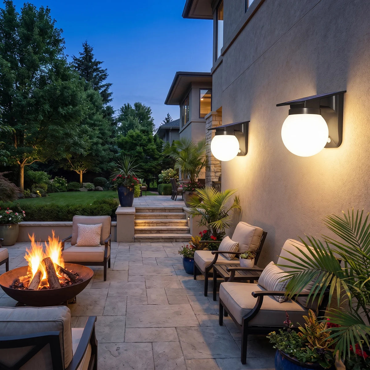 Solar Powered utdoor wall light