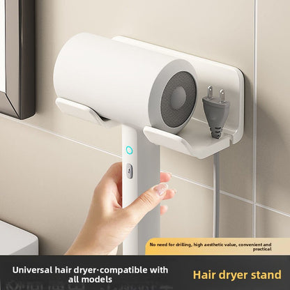 Wall Mounted Hair Dryer Holder