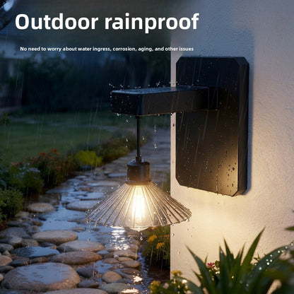 Solar Outdoor Wall Lamp Retro Light