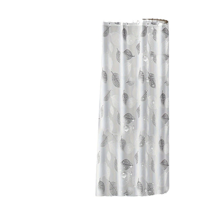 Bathroom partition curtain