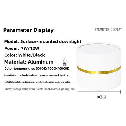 Round Surface Mounted LED Ceiling Light