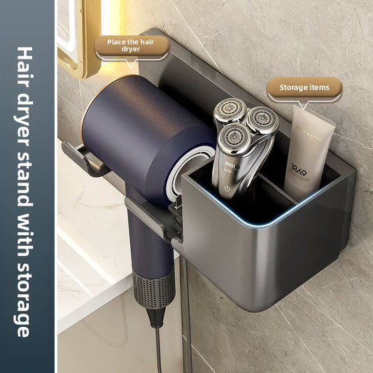 Wall Mounted Hair Dryer Holder