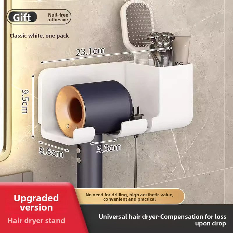 Wall Mounted Hair Dryer Holder