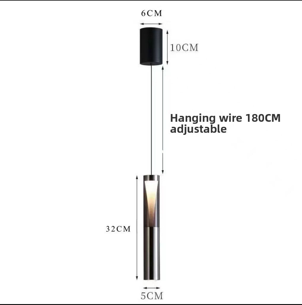 Adjustable Modern Pendant Light with Multiple Light Colors
