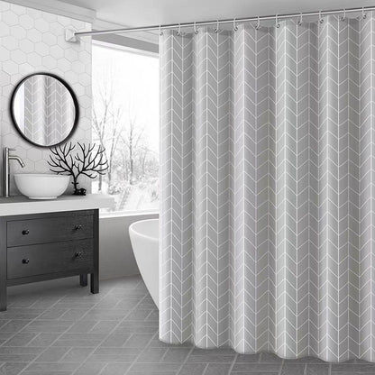 Bathroom partition curtain